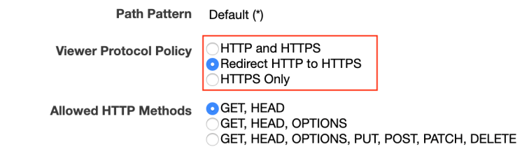 Cloudfront Creation Step 3