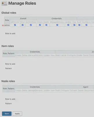 Manage Roles Settings