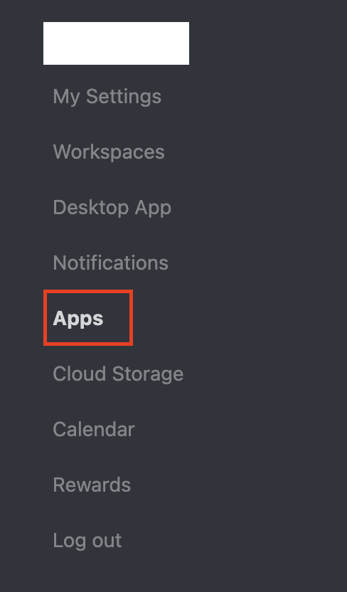 Apps Tab